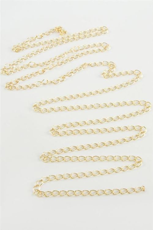 8 mm Uzatma Zinciri 1 metre - Sarı