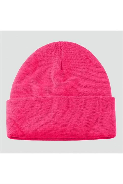 Çift Kat 1 nci kalite renkli bere ( Toptan Bere Eldiven ) - Pembe