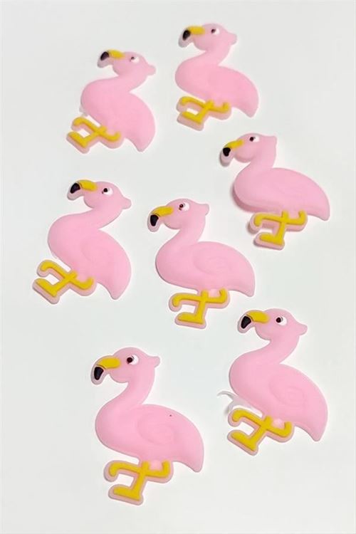 Flamingo Silikonlu Figür 1 Adet - Pembe