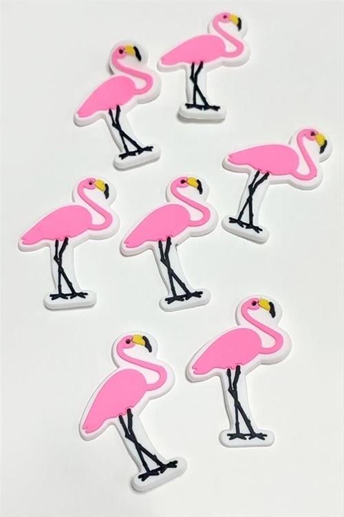 Flamingo Silikonlu Figür 1 Adet - Pembe