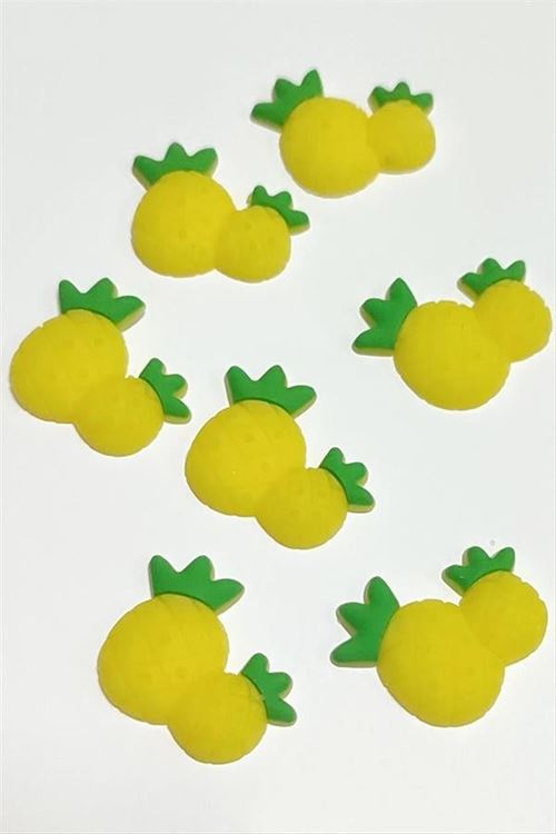 Ananas Silikonlu Figür 1 Adet - Sarı