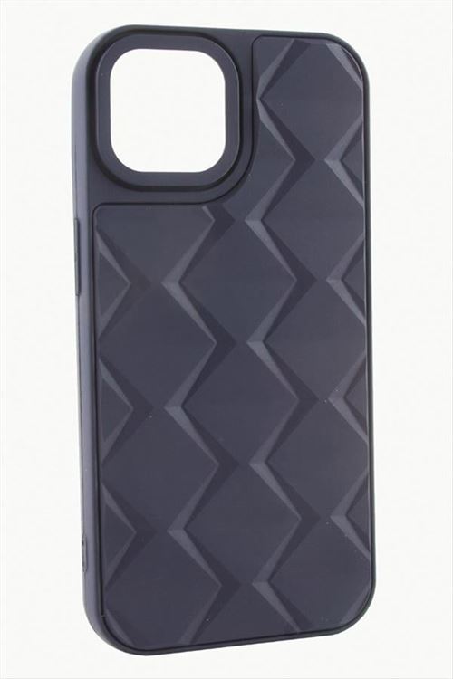 iPhone 15 Prizma Desenli Lüx Liza Kılıf - Mor