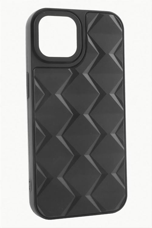 iPhone 11 Prizma Desenli Lüx Liza Kılıf - Siyah