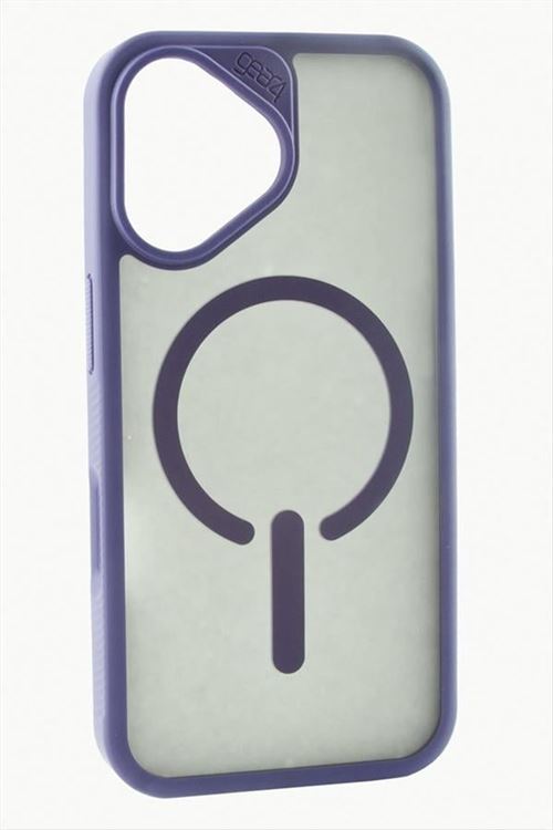 iPhone 16 Lüx Magsaff Kapak Kılıf - Mor
