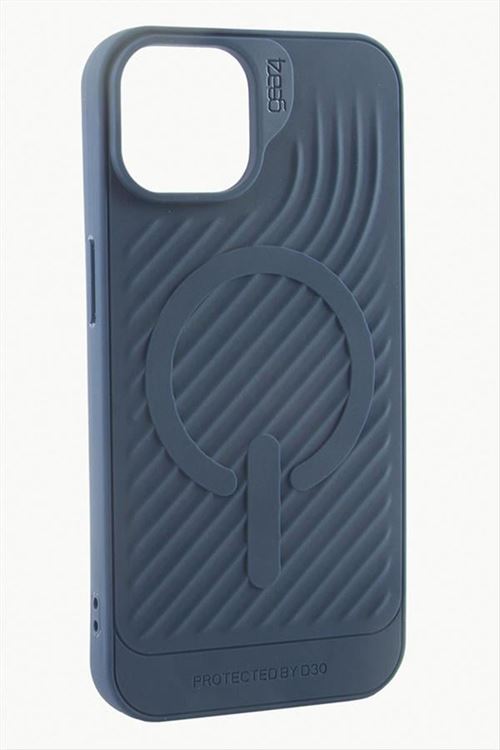 iPhone 15 Pro Lüx Magsaff Gear Silikon Kılıf - Lacivert