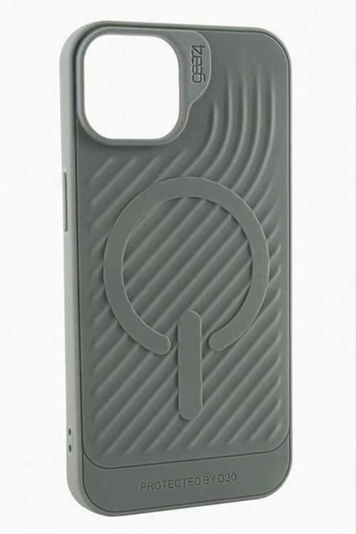 iPhone 11 6.1 Lüx Magsaff Gear Silikon Kılıf - Gri