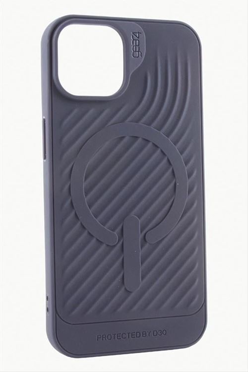 iPhone 14 Pro Lüx Magsaff Gear Silikon Kılıf - Mor