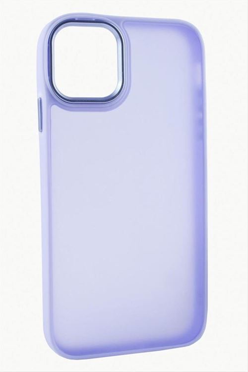 iPhone 15 Pro Max Renkli Lüx Newxu Silikon Kılıf - Lila