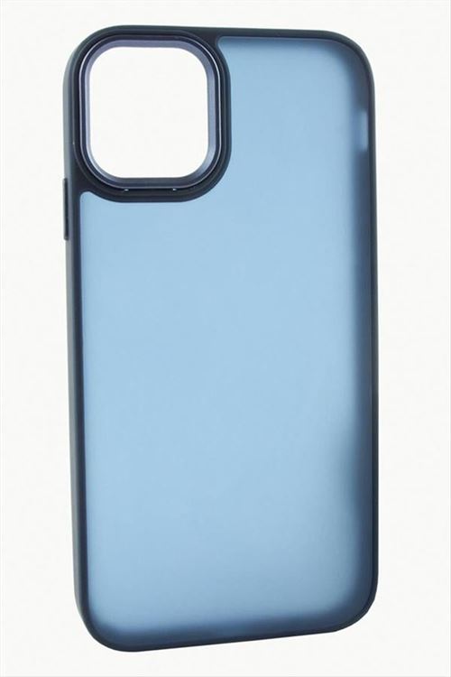 iPhone 14 Pro Max Renkli Lüx Newxu Silikon Kılıf - Lacivert