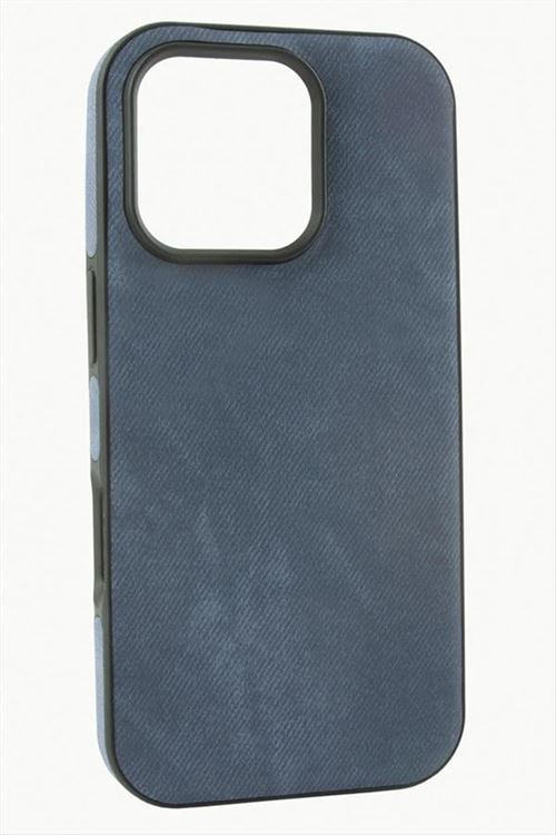 iPhone 16 Pro Max Nubuk Lüx Velvet Silikon Kılıf - Lacivert