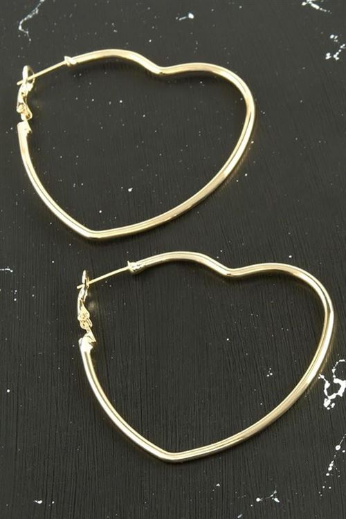 Yıldız Trend Küpe 6 cm - Sarı