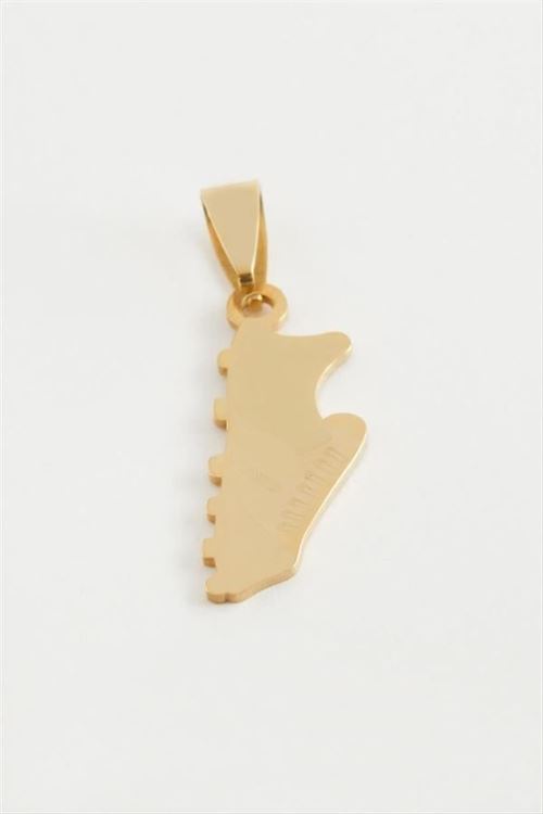 Krampon Çelik Kolye Ucu 2,5 cm - Sarı