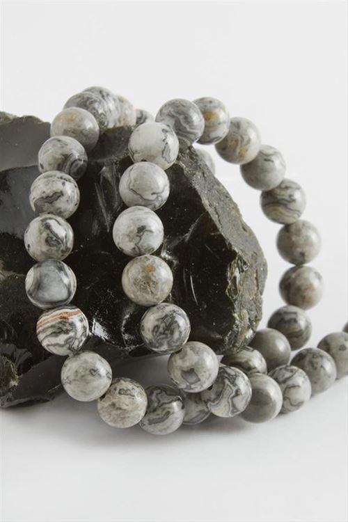 Jasper Taşı 10 mm - Gri