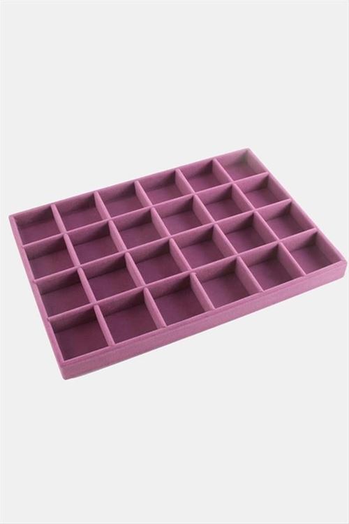 24 Bölmeli Anfora Tabla - Mor
