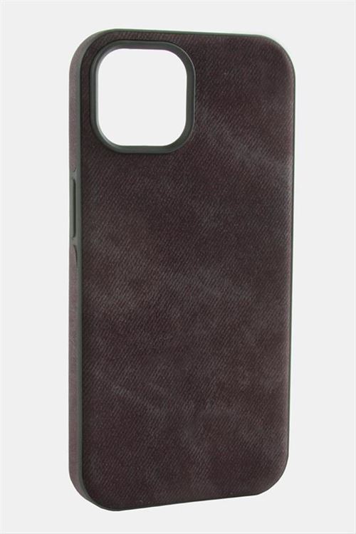 iPhone 13/14 Nubuk Lüx Velvet Silikon Kılıf - Mor