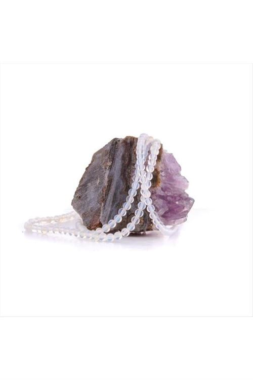 4 mm Opal Taşı (Ay Taşı) - Açık Mavi