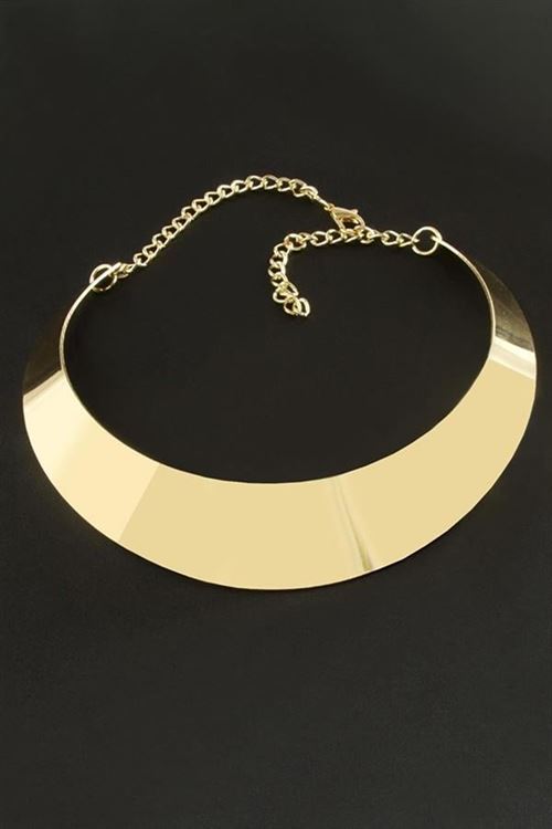Metal Tasma Kolye - Sarı