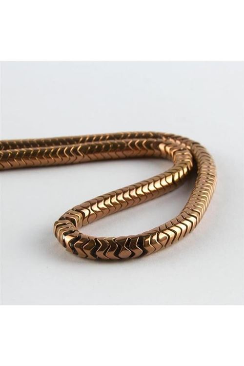 Burgulu Hematit Taşı 6 mm - Gümüş Rengi