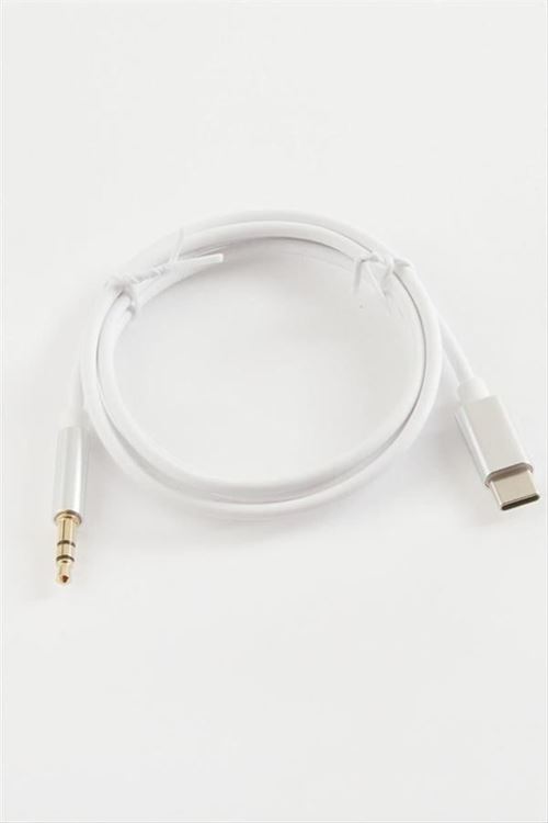 Type C to 3,5 AUX Audio - Beyaz