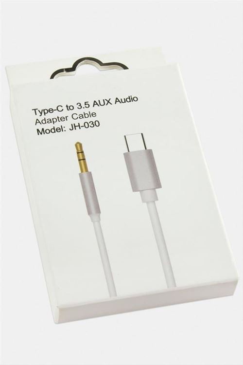 Type C to 3,5 AUX Audio - Beyaz