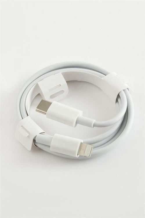 İphone Type C Lighting Data Şarj Kablosu 1 metre - Beyaz