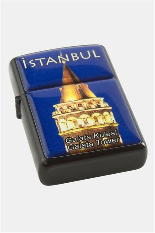 İstanbul Kız Kulesi Taşlı Çakmak - Lacivert