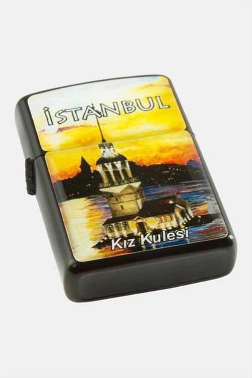 İstanbul Kız Kulesi Taşlı Çakmak - Sarı