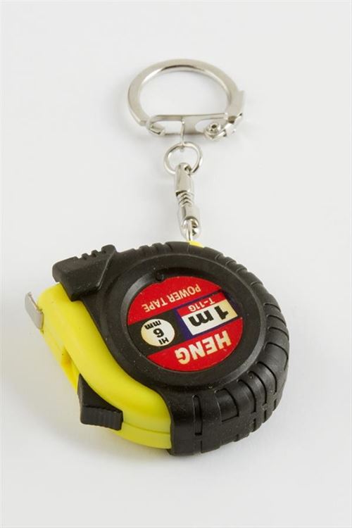 Minik Metre Anahtarlık - Siyah