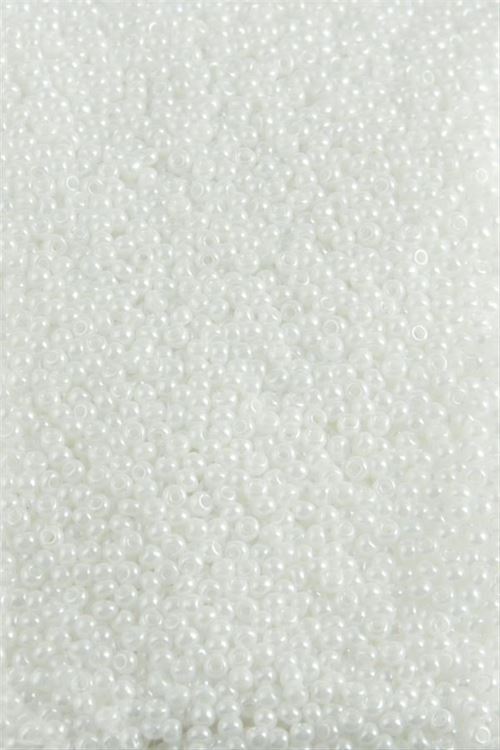2 mm Yuvarlak Kum Boncuk 50 Gram - Beyaz