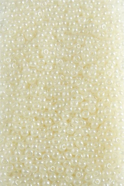 3 mm Yuvarlak Kum Boncuk 50 Gram - Krem