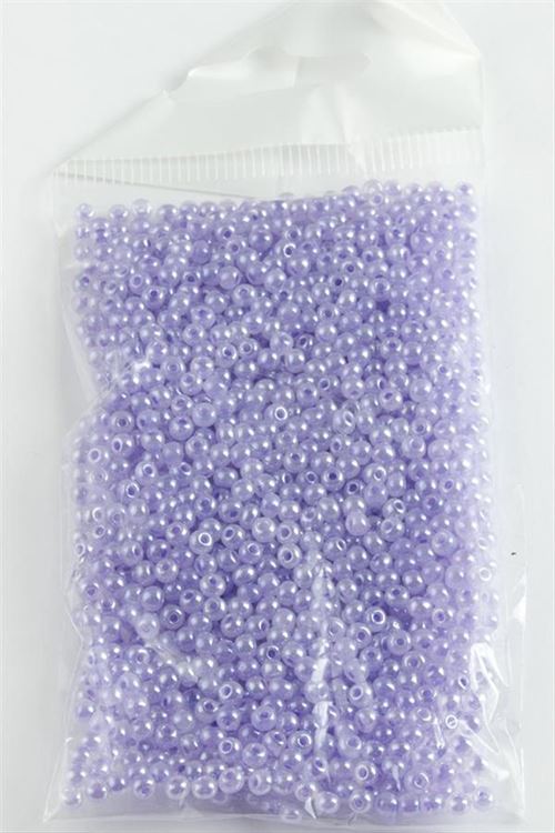 3 mm Yuvarlak Kum Boncuk 50 Gram - Kırık Beyaz