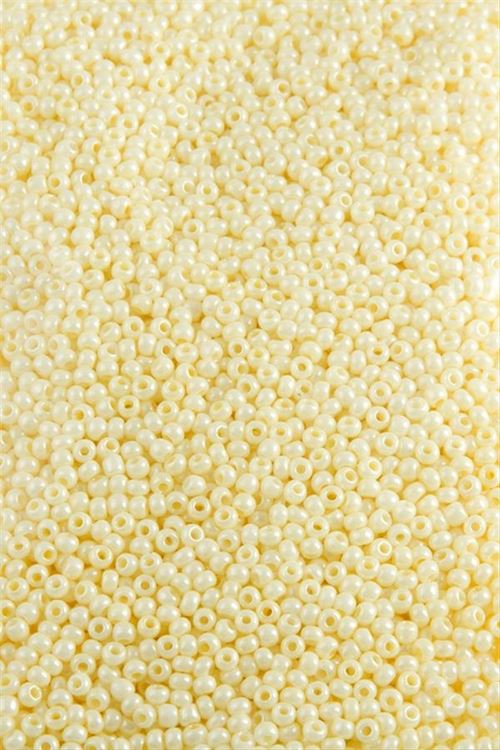 3 mm Yuvarlak Kum Boncuk 50 Gram - Krem