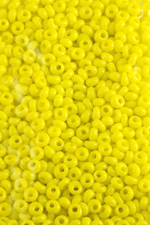 5 mm Oval Kum Boncuk 50 Gram - Sarı