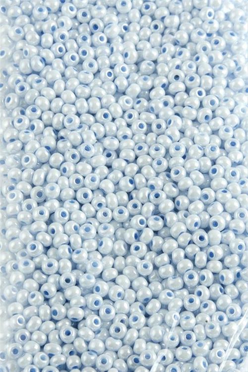 3,5 mm Yuvarlak Kum Boncuk 50 Gram - Açık Mavi