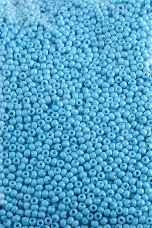 2 mm Yuvarlak Kum Boncuk 50 Gram - Açık Mavi