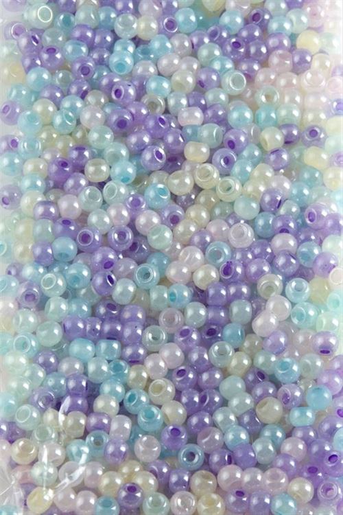 4 mm Yuvarlak Kum Boncuk 50 Gram - Karışık Renk 1