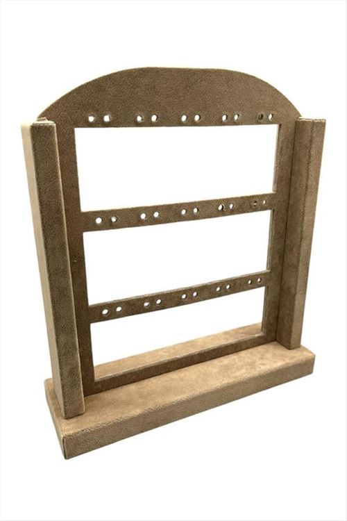 Anfora Kumaş Küpelik 22*24 cm - Açık Kahverengi