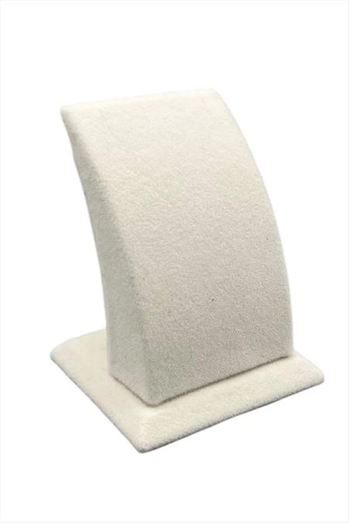 Anfora Kumaş Kaplamalı Küçük Küpe Standı - Krem
