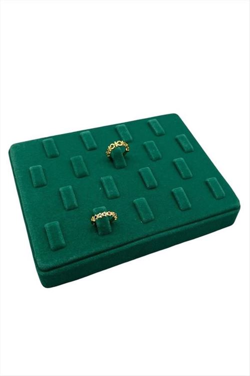 18 Tırnaklı Anfora Kumaş Yüzük Standı - Açık Pembe