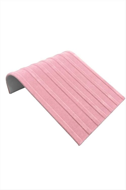 6'lı Anfora Kumaş Kaplamalı Bileklik Standı - Açık Pembe