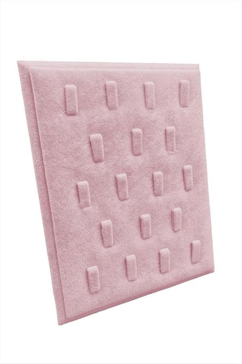 18 Tırnaklı Ayaklı Anfora Kumaş Yüzük Standı 17*20 cm - Açık Pembe