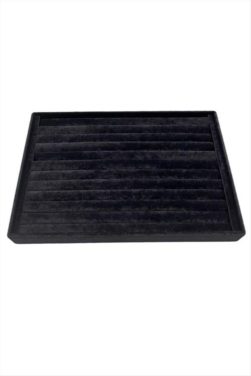 Yatay Sosisli Anfora Yüzük Kelepçe Standı 24*34 cm - Siyah