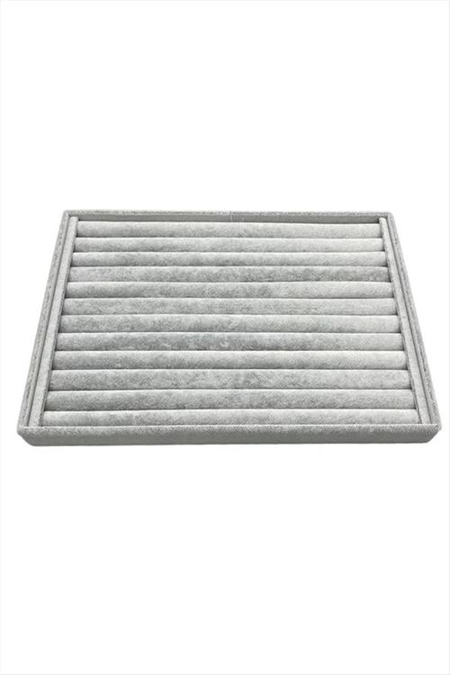 Yatay Sosisli Anfora Yüzük Kelepçe Standı 24*34 cm - Gri