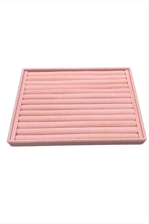 Yatay Sosisli Anfora Yüzük Kelepçe Standı 24*34 cm - Açık Pembe