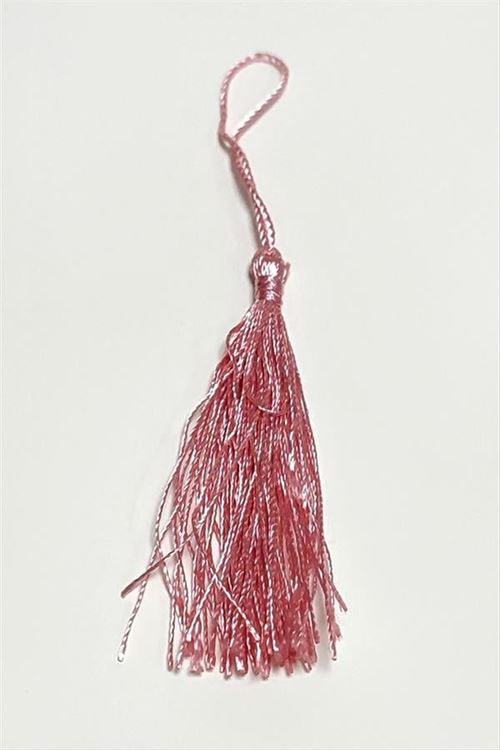 1 Adet Pamuk Püskül 14 cm - Açık Pembe