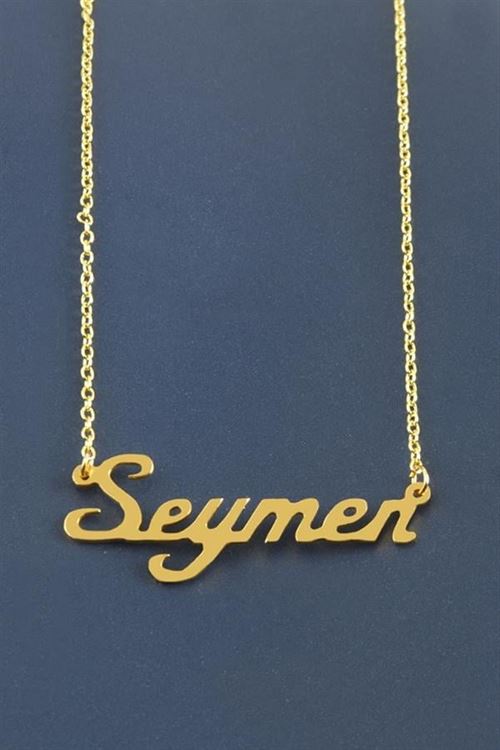 Seymen İsimli Kolye - Sarı