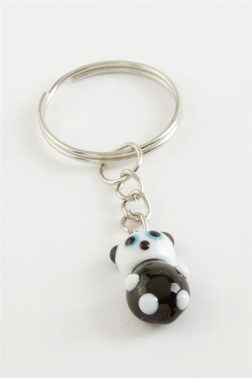 Panda Cam Anahtarlık - Siyah