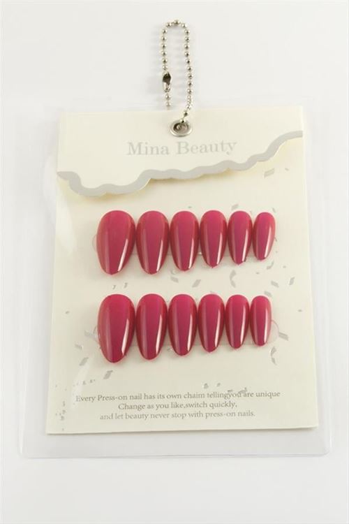 Mina Beauty Kedi Gözü Takma Tırnak - Fuşya