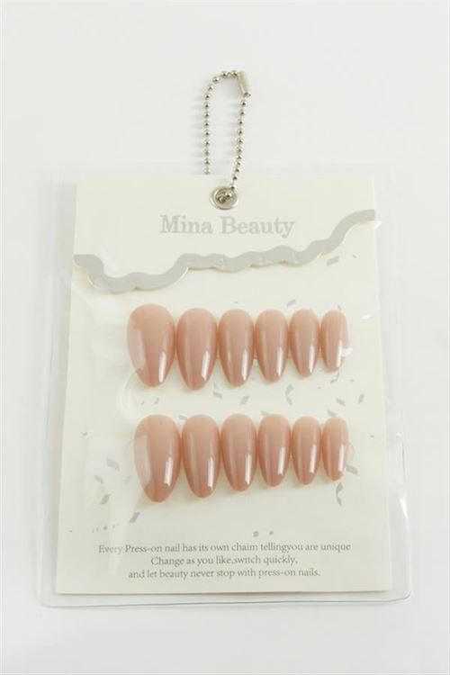 Mina Beauty Kedi Gözü Takma Tırnak - Pudra Rengi