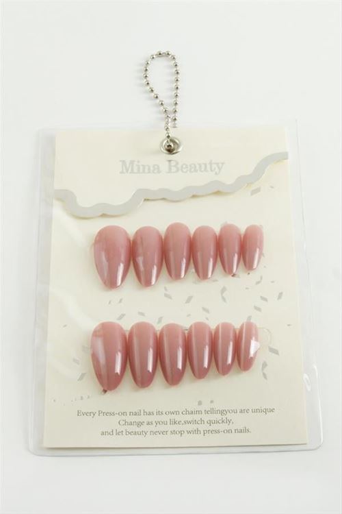 Mina Beauty Kedi Gözü Takma Tırnak - Pembe